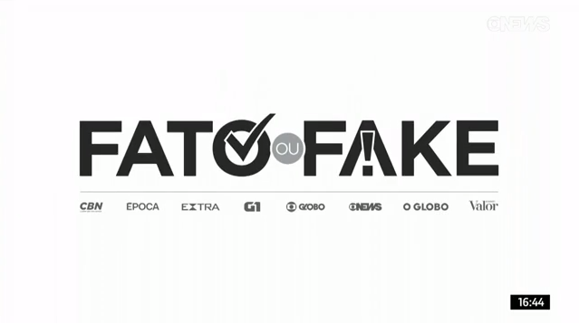 capa - fato ou fake globo news